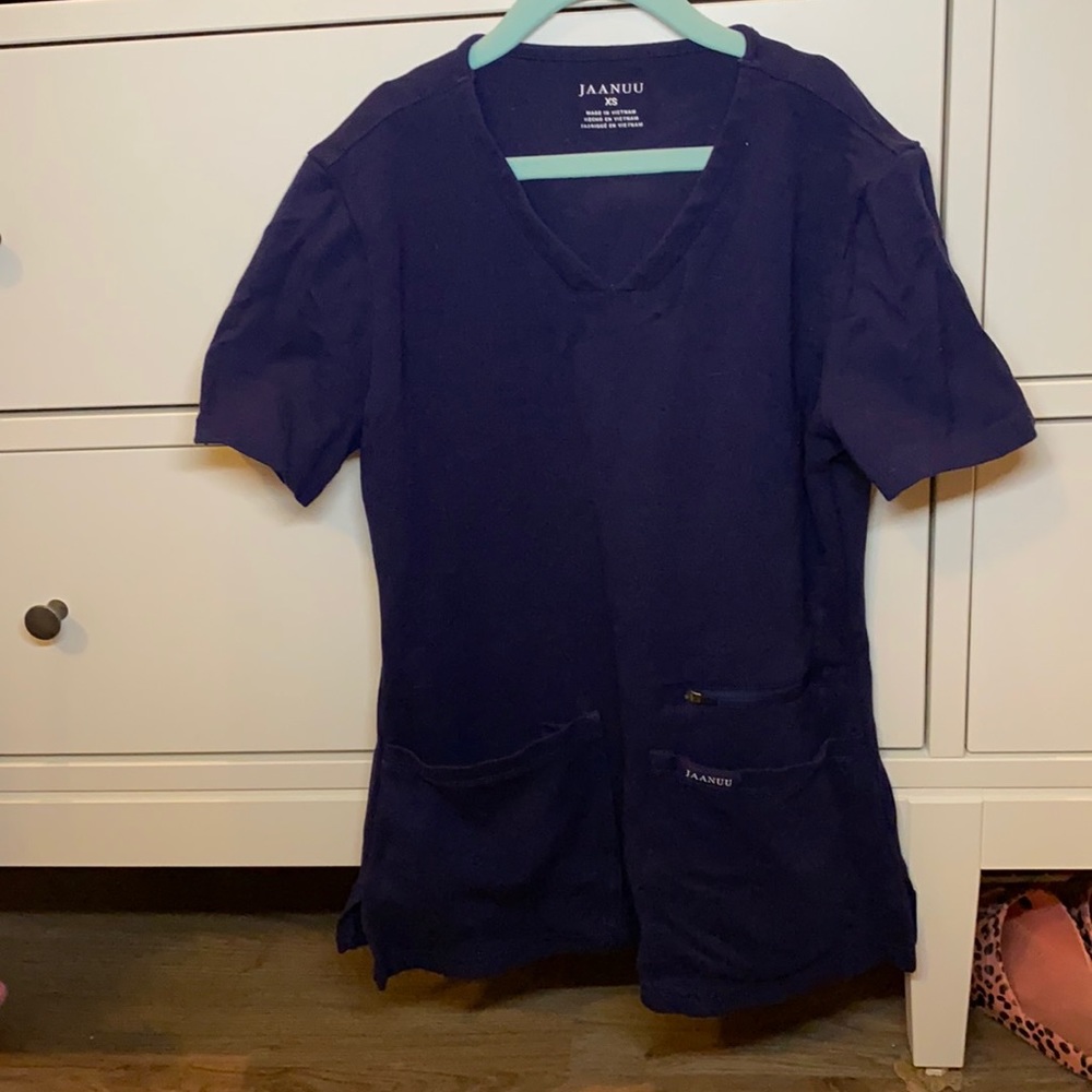 Jaanuu scrub top navy xs